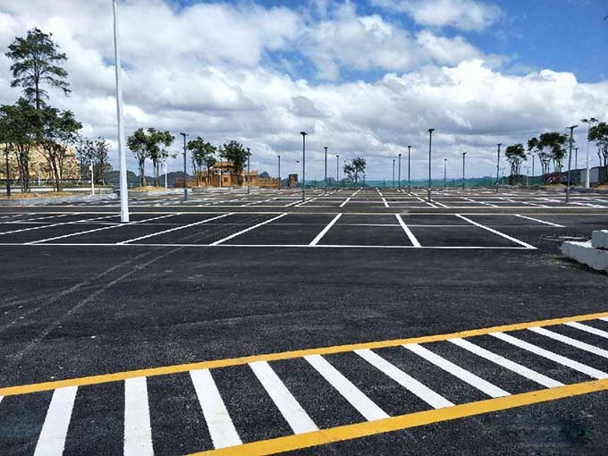 哈爾濱車(chē)位劃線 冷漆劃線